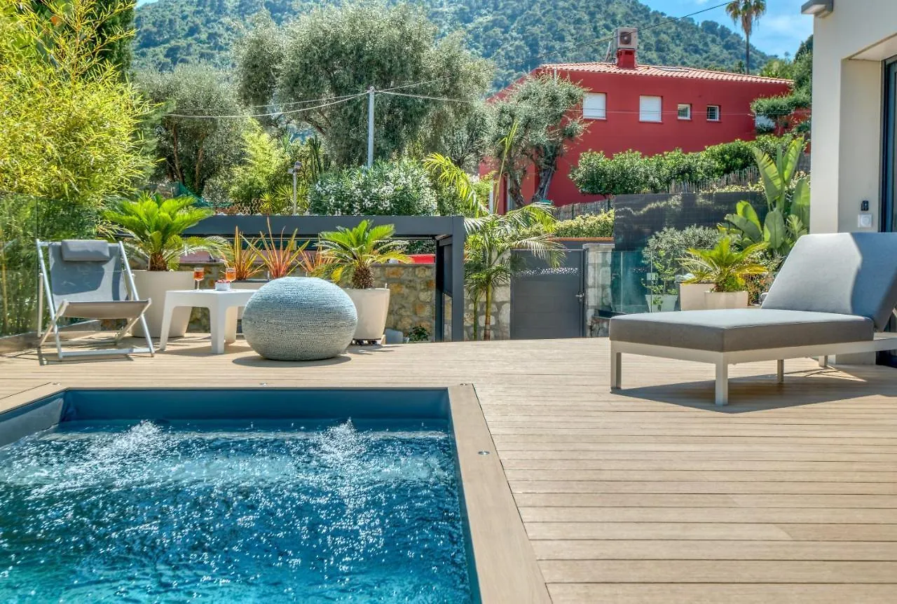 Ground Floor Villa Graziella 200 M From The Beach Èze