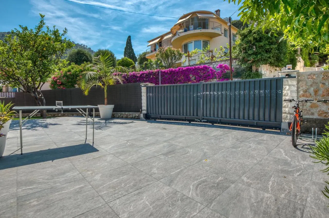 Ground Floor Villa Graziella 200 M From The Beach Eze