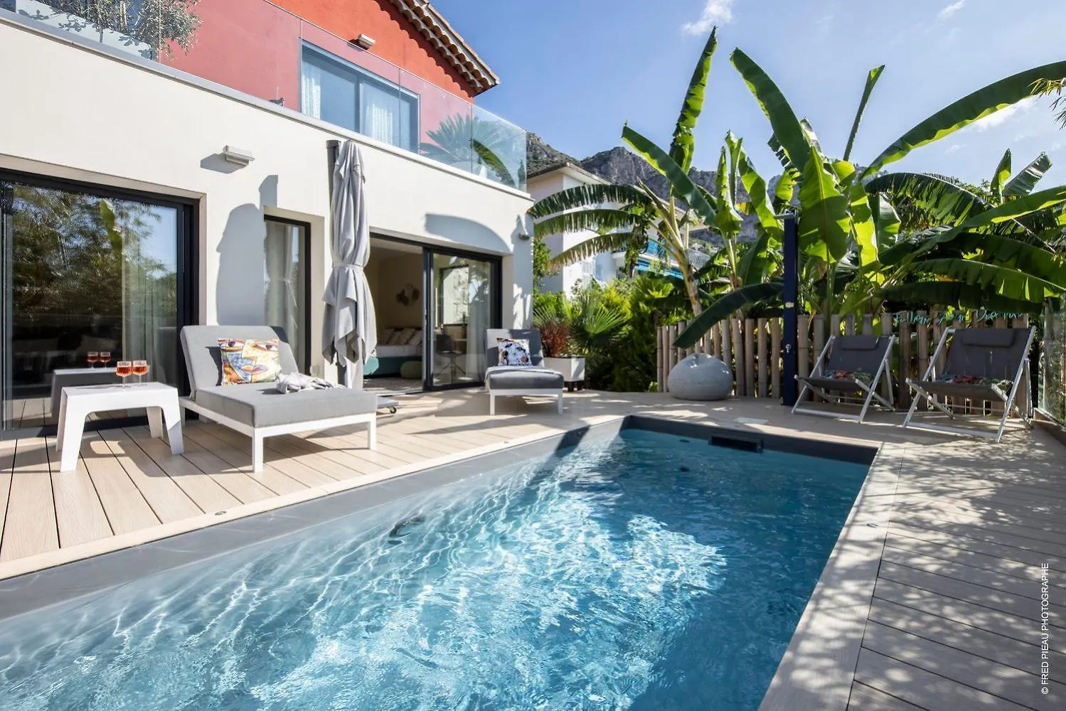 Ground Floor Villa Graziella 200 M From The Beach Eze